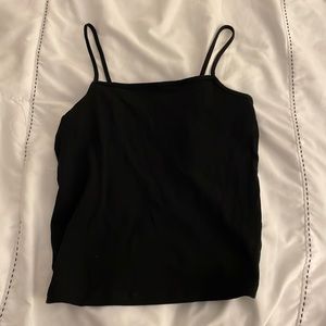 Black tank top